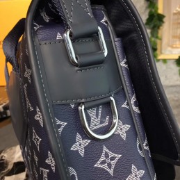 Replica Louis Vuitton Black Monogram Zebra Savane Chapman Messenger
