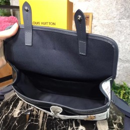 Replica Louis Vuitton White Savane Chapman Messenger PM