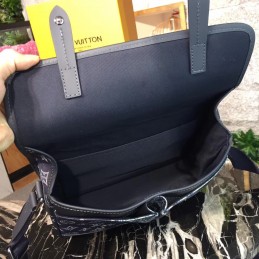 Replica Louis Vuitton Black Monogram Tiger Savane Chapman Messenger PM