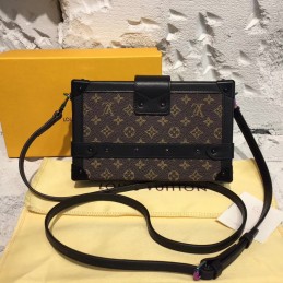 Replica Louis Vuitton Black Multicolor Graphic Petite Malle - Style 2