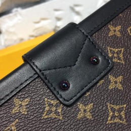 Replica Louis Vuitton Black Multicolor Graphic Petite Malle - Style 2