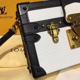 Replica Louis Vuitton Black White Graphic Petite Malle