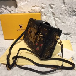 Replica Louis Vuitton Brown Monogram Graphic Petite Malle
