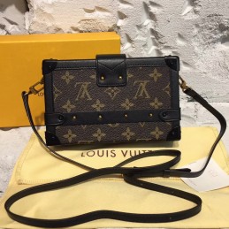 Replica Louis Vuitton Brown Monogram Graphic Petite Malle