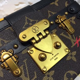 Replica Louis Vuitton Brown Monogram Graphic Petite Malle