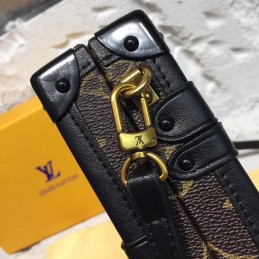 Replica Louis Vuitton Brown Monogram Graphic Petite Malle