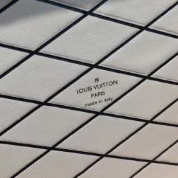 Replica Louis Vuitton Black Textured Petite Malle