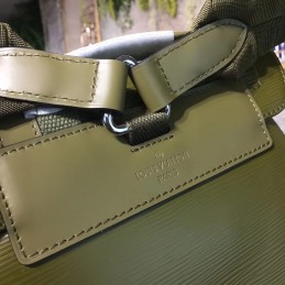 Replica Louis Vuitton Khaki Leather Christopher Backpack
