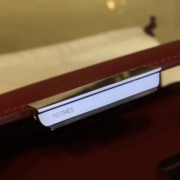 Replica Hermes Burgundy Constance Mini 18 Palladium Hardware Bag