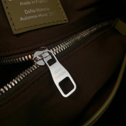 Replica Louis Vuitton Khaki Leather Christopher Backpack