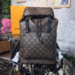 Replica Louis Vuitton Brown Monogram Zack Backpack