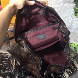 Replica Louis Vuitton Brown Monogram Zack Backpack
