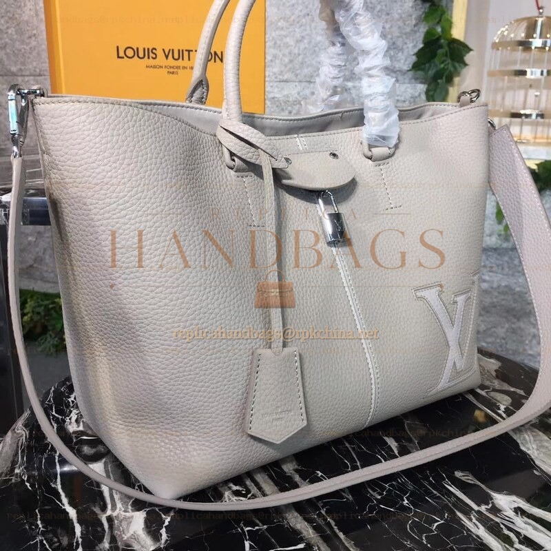 Replica Louis Vuitton Taupe Textured Pernelle