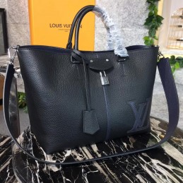 Replica Louis Vuitton Black Textured Pernelle