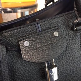 Replica Louis Vuitton Black Textured Pernelle