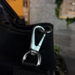 Replica Louis Vuitton Black Textured Pernelle
