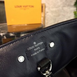 Replica Louis Vuitton Black Textured Pernelle