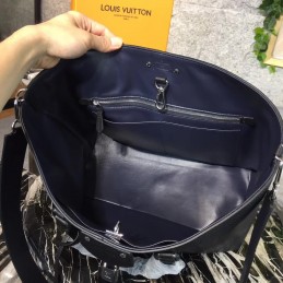 Replica Louis Vuitton Black Textured Pernelle
