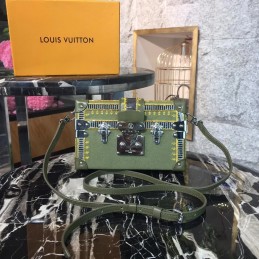 Replica Louis Vuitton Green Graphic Petite Malle
