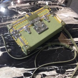 Replica Louis Vuitton Green Graphic Petite Malle