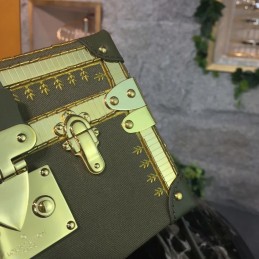 Replica Louis Vuitton Green Graphic Petite Malle