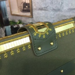 Replica Louis Vuitton Green Graphic Petite Malle