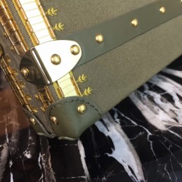 Replica Louis Vuitton Green Graphic Petite Malle
