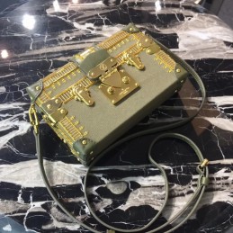 Replica Louis Vuitton Olive Graphic Petite Malle