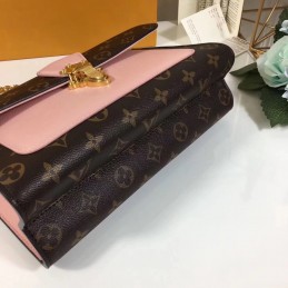 Replica Louis Vuitton Brown Monogram Pale Pink Victoire