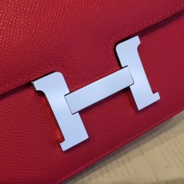 Replica Hermes Fuchsia Constance Mini 18 Palladium Hardware Bag