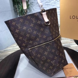 Replica Louis Vuitton Brown Monogram Pale Pink Melie