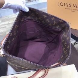 Replica Louis Vuitton Brown Monogram Pale Pink Melie