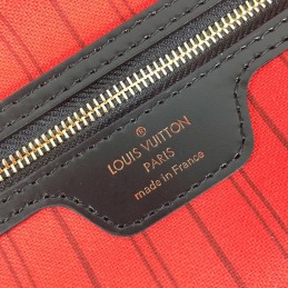 Replica Louis Vuitton Brown Monogram Red Interior Neverfull MM