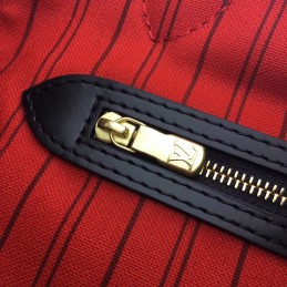 Replica Louis Vuitton Brown Monogram Red Interior Neverfull MM