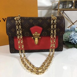 Replica Louis Vuitton Bright Red Textured Victoire