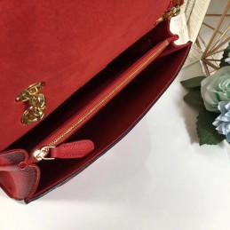 Replica Louis Vuitton Bright Red Textured Victoire