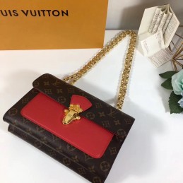 Replica Louis Vuitton Bright Red Textured Victoire