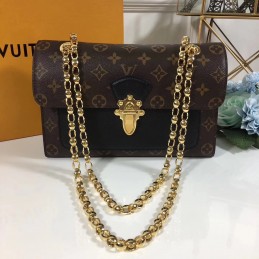 Replica Louis Vuitton Black Textured Victoire