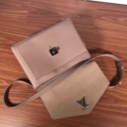 Replica Louis Vuitton Taupe Textured MyLockme