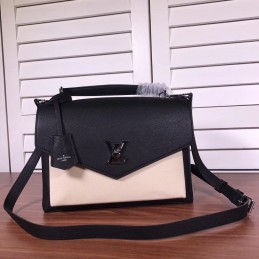 Replica Louis Vuitton Black White Flap MyLockme