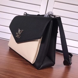 Replica Louis Vuitton Black White Flap MyLockme