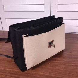 Replica Louis Vuitton Black White Flap MyLockme
