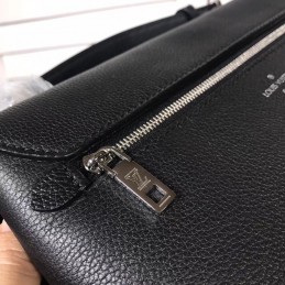 Replica Louis Vuitton Black Textured MyLockme