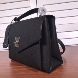 Replica Louis Vuitton Black Textured MyLockme
