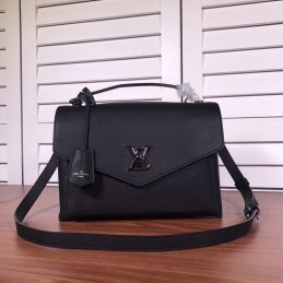 Replica Louis Vuitton Black Textured MyLockme