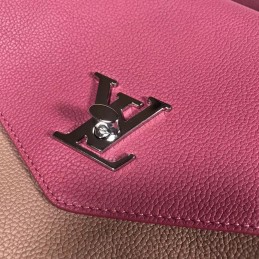 Replica Louis Vuitton Fuchsia Taupe Two-Tone MyLockme