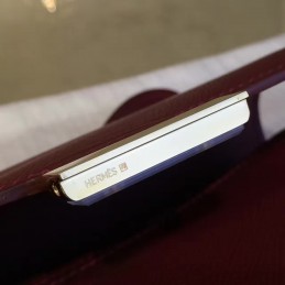 Replica Hermes Burgundy Constance Mini 18 Gold Hardware Bag