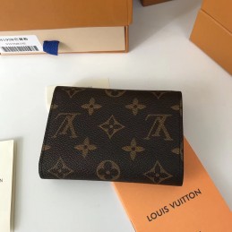 Replica Louis Vuitton Brown Monogram Pale Pink Snap Victorine Wallet