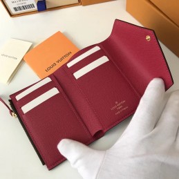 Replica Louis Vuitton Brown Monogram Orange Snap Victorine Wallet