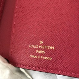 Replica Louis Vuitton Brown Monogram Orange Snap Victorine Wallet